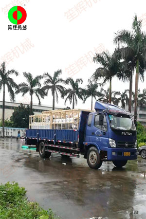 上海客戶訂購(gòu)渦流機(jī)組,不畏風(fēng)雨裝車發(fā)貨!